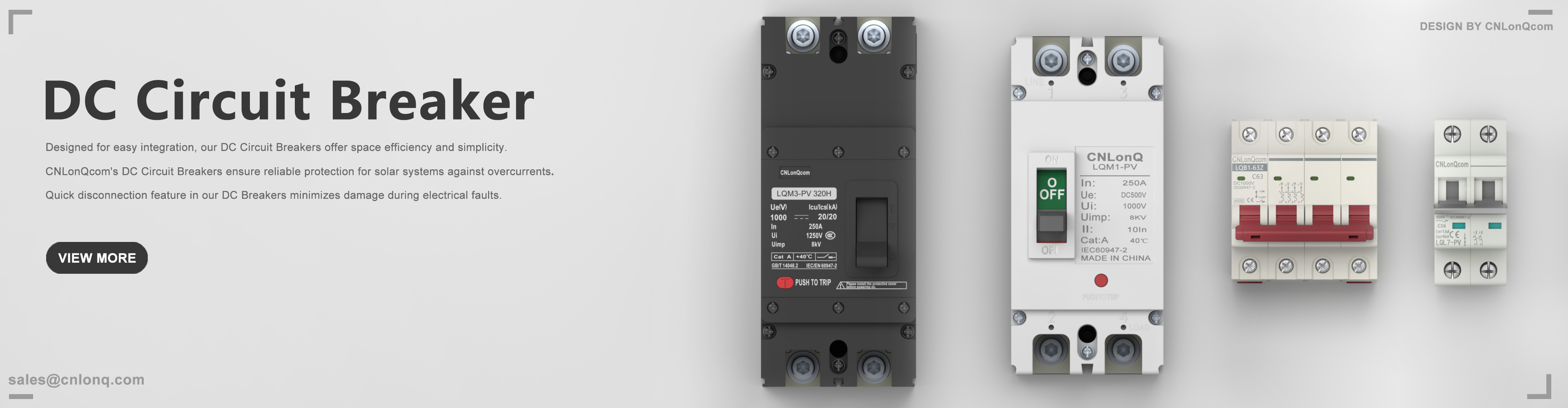 DC Molded Case Circuit Breaker LQM3-320